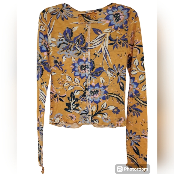 Free People Dreamed of You Floral Top Size XS - Picture 6 of 9